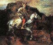 REMBRANDT Harmenszoon van Rijn, The Polish Rider  A Lisowczyk on horseback.